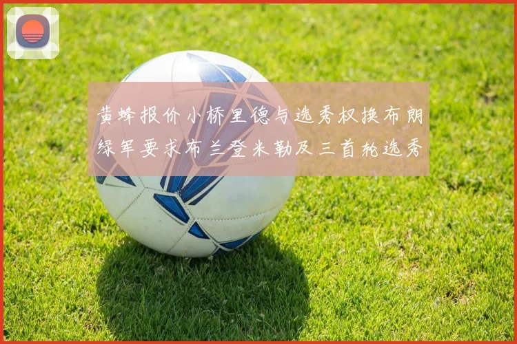 黄蜂报价小桥里德与选秀权换布朗绿军要求布兰登米勒及三首轮选秀权